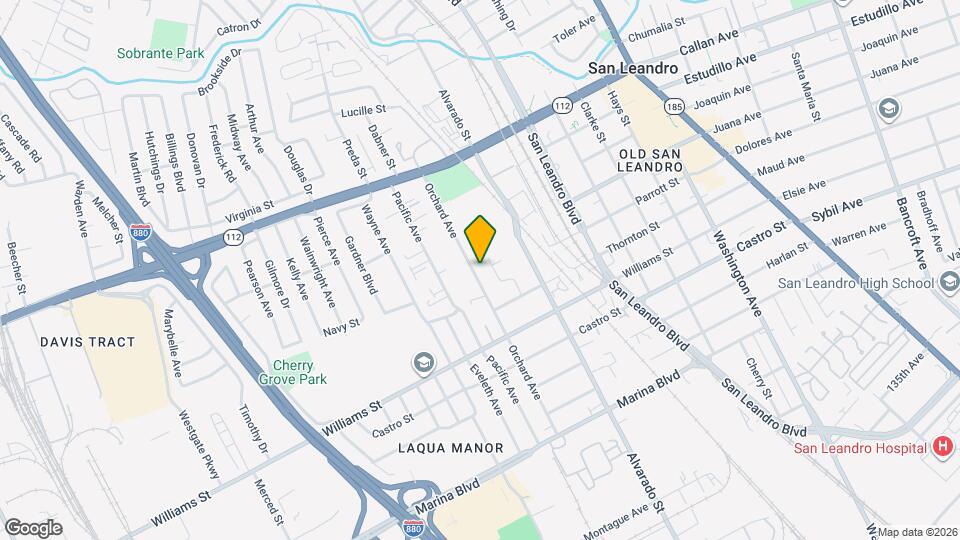 1540 Orchard Ave Map and Location Details