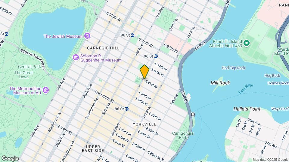 300 E 91st St Mapa y Detalles de la Ubicación