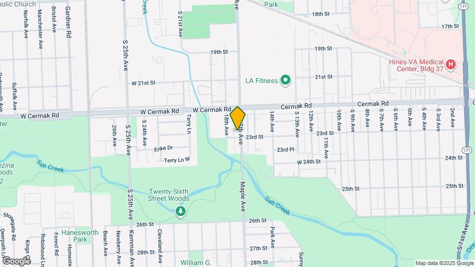 2246 S 17th Ave Map and Location Details