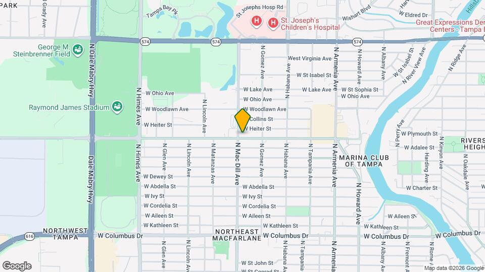 3021 W Tampa Bay Blvd Map and Location Details