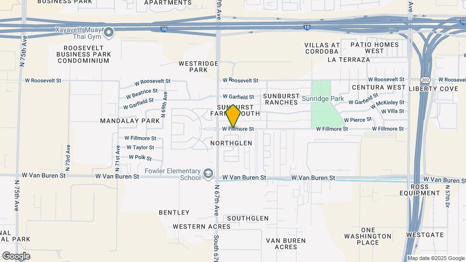 6619 W Fillmore St Mapa y Detalles de la Ubicación