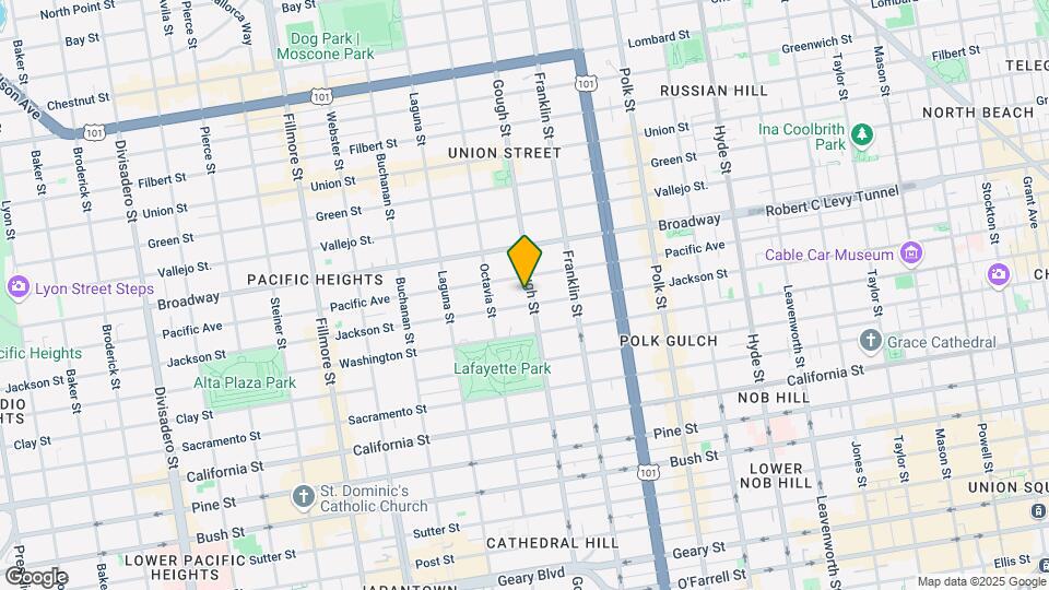2209 Gough St Mapa y Detalles de la Ubicación