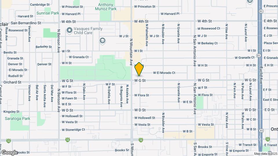 1040 W G St Map and Location Details