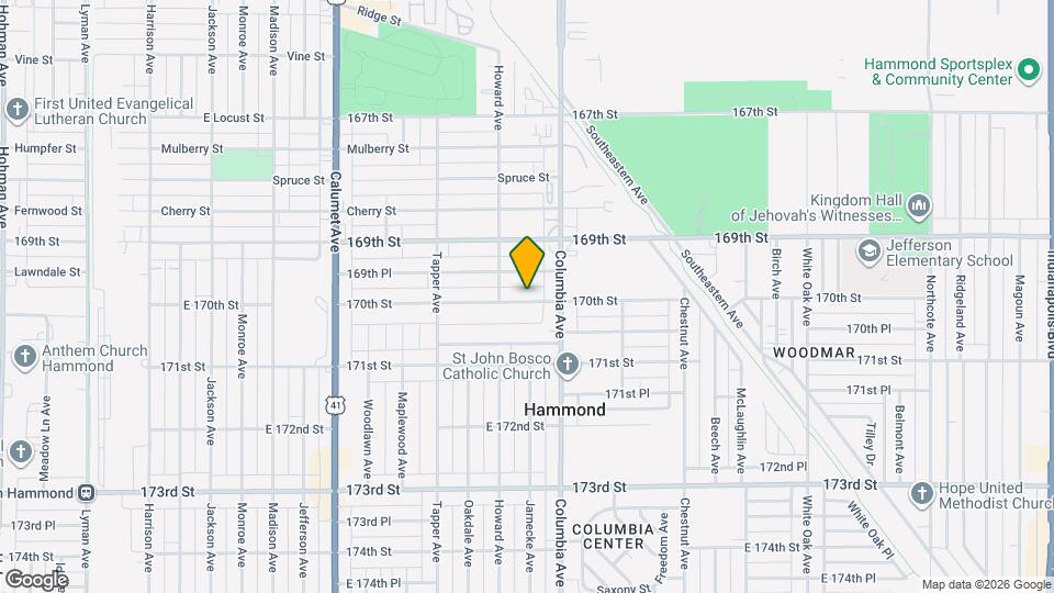 1125 170th St Map and Location Details