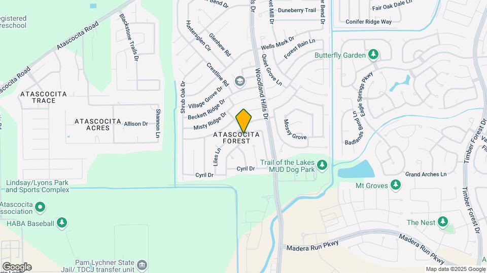 3739 Apple Hollow Ln Map and Location Details