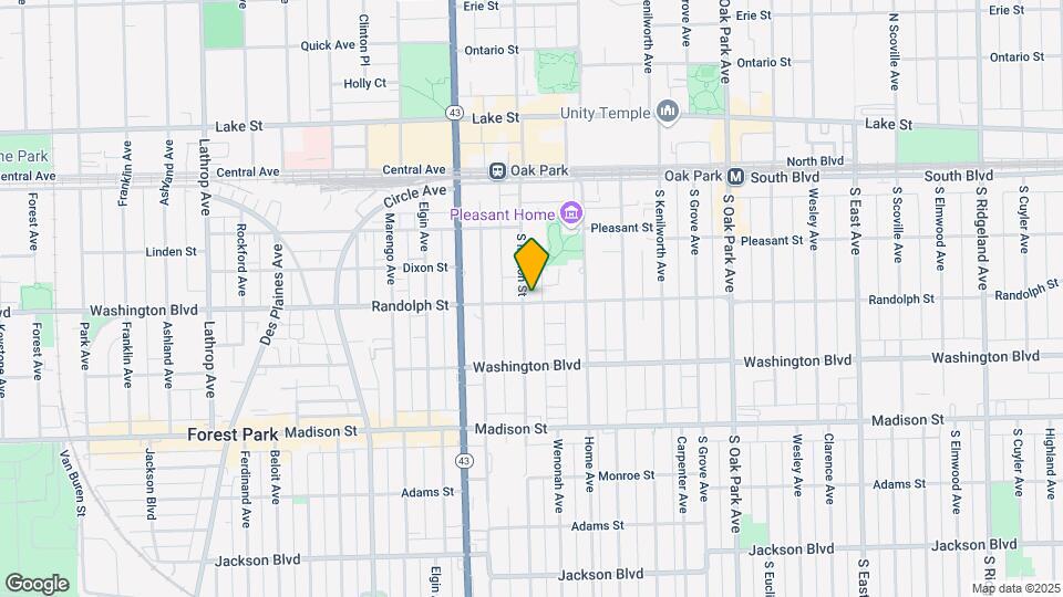 262-264 S. Marion St. and 1036-1038 Randolph St Map and Location Details