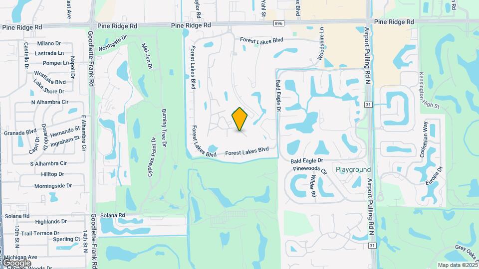 1055 Forest Lakes Dr Map and Location Details