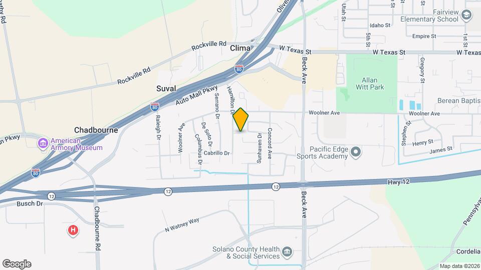 2145 Beaujolais Ct Map and Location Details