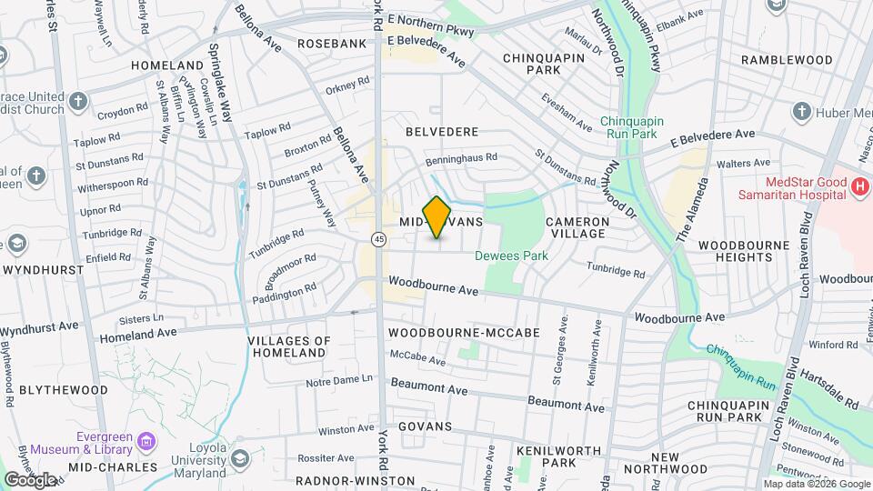 608 Tunbridge Rd Map and Location Details