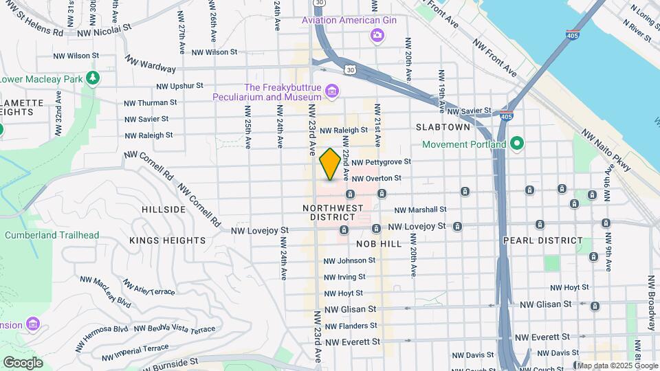 2244 NW Overton St Mapa y Detalles de la Ubicación