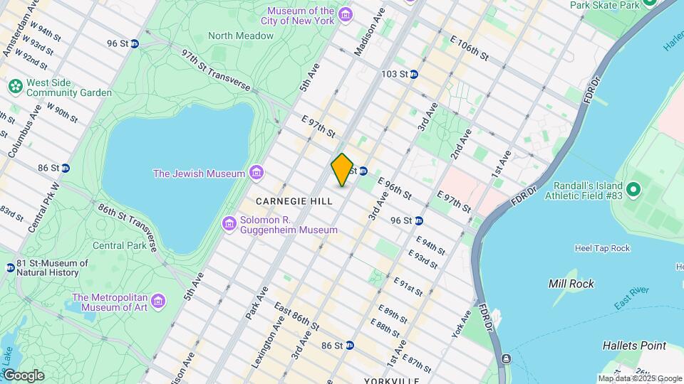 135 E 94th St Mapa y Detalles de la Ubicación