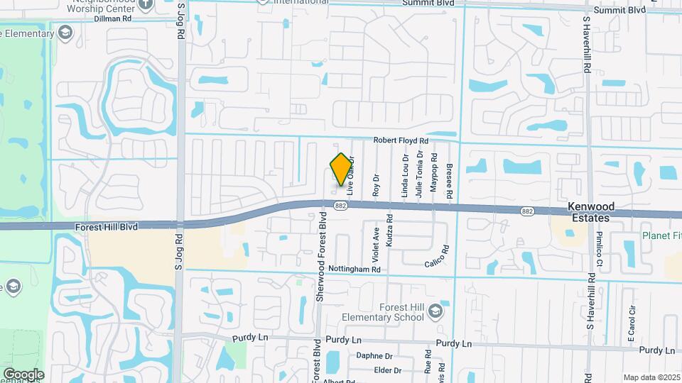 5939 Forest Hill Blvd Map and Location Details