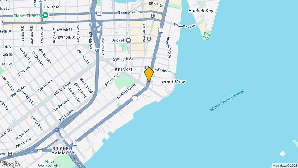 1451 Brickell Ave, Unit 2406 Mapa y Detalles de la Ubicación