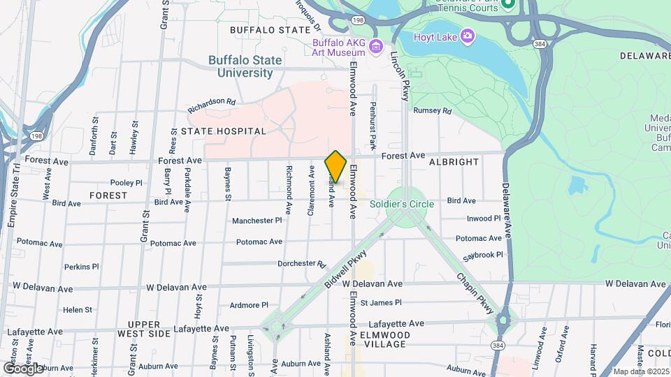 787 Ashland Ave Map and Location Details