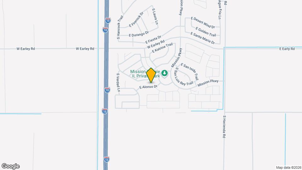 2462 E Alonso Dr Map and Location Details