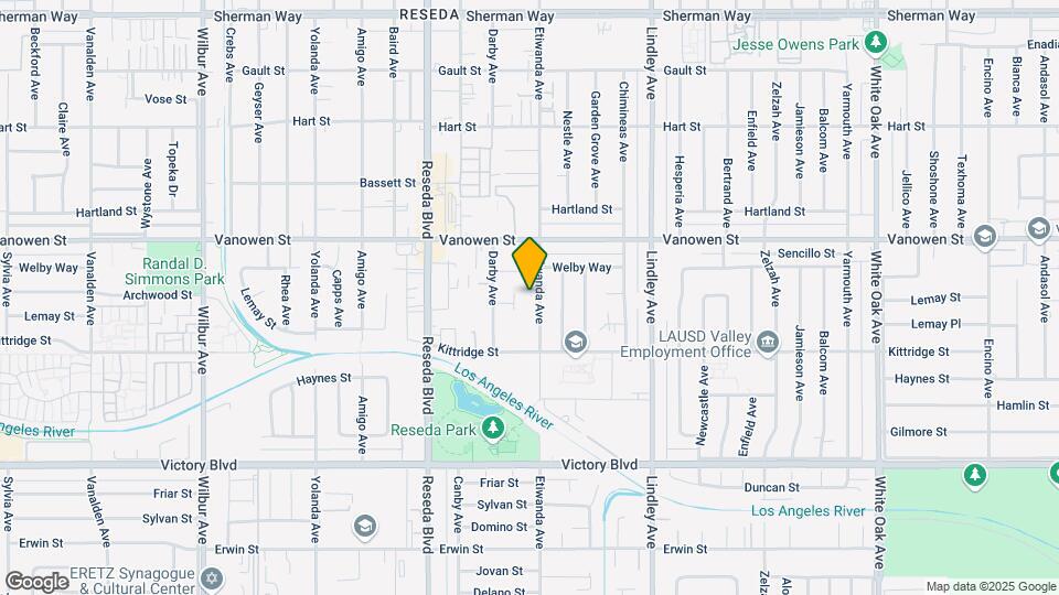 6655 Etiwanda Ave Map and Location Details