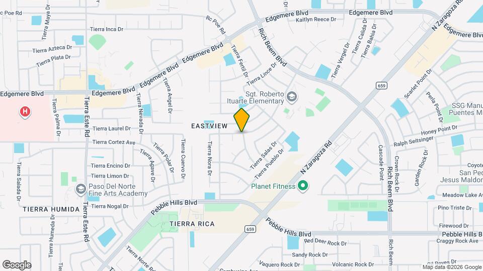 12736 Tierra Sonora Dr Map and Location Details