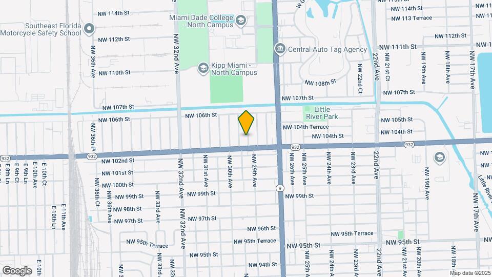 10344 NW 29th Ave Map and Location Details