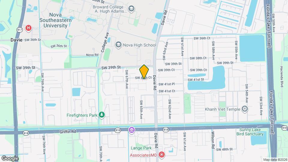 6534 SW 41st St Mapa y Detalles de la Ubicación