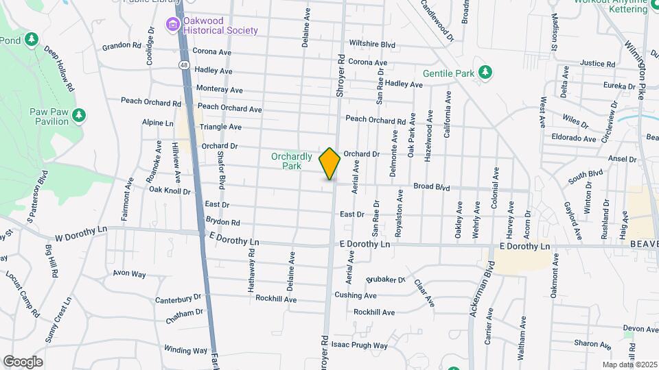 2615 Shroyer Rd Map and Location Details
