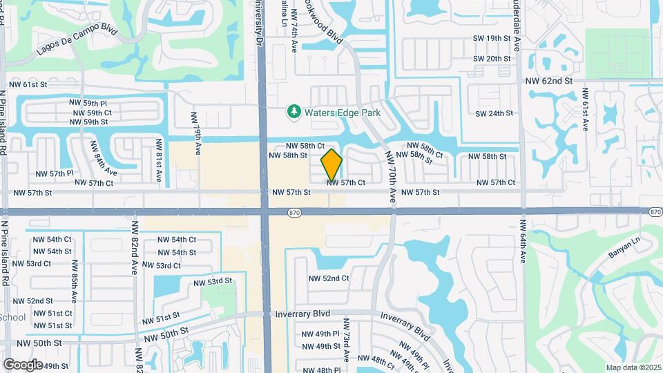 7302 NW 57th Ct Map and Location Details