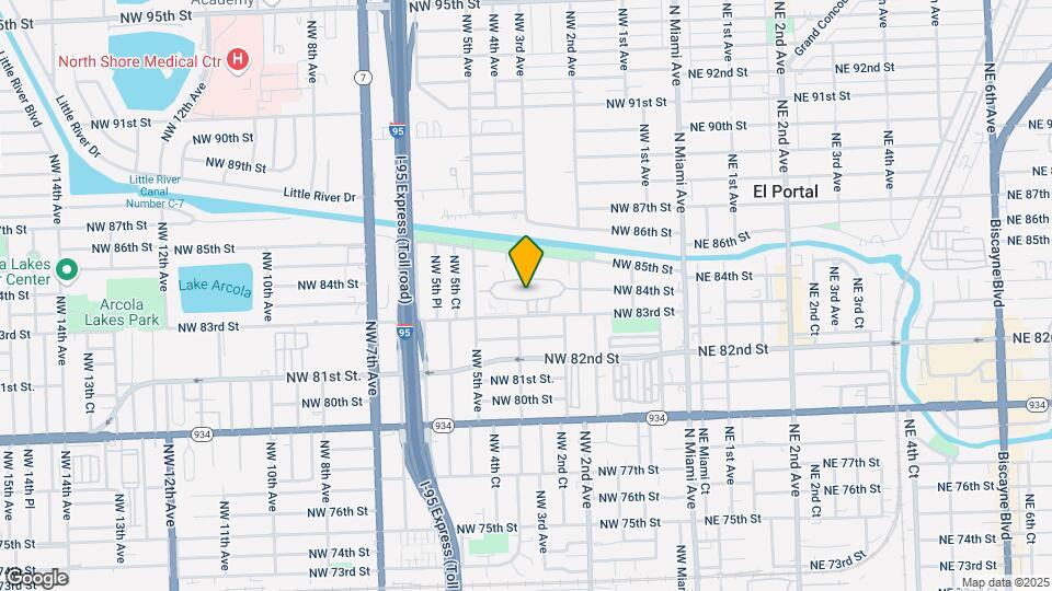 401 NW 84th St Map and Location Details