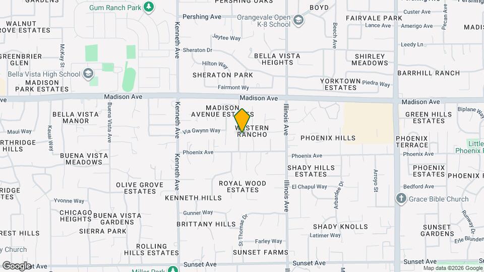 5214 Valonia St Map and Location Details