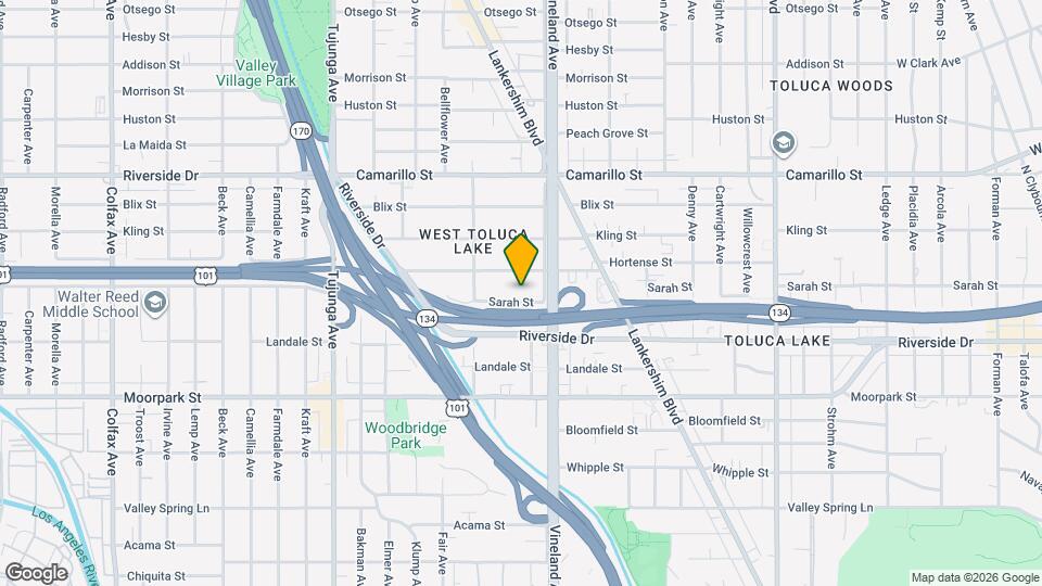 11029 Sarah St Map and Location Details