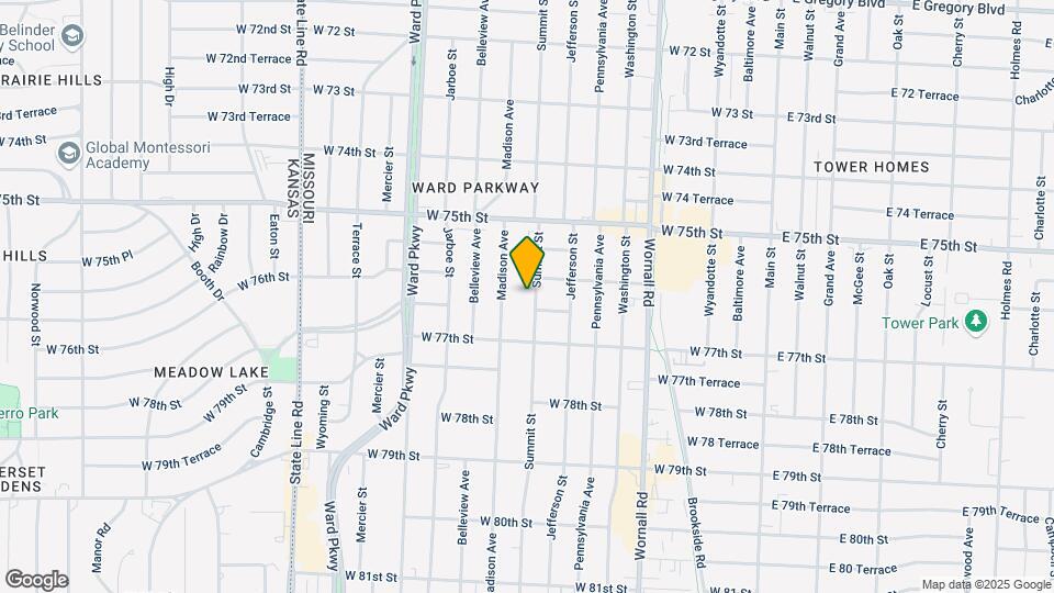 7612 Summit St Map and Location Details
