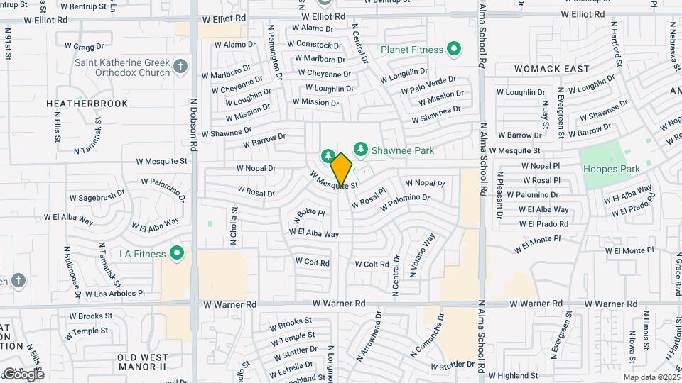 2308 N Arrowhead Dr Mapa y Detalles de la Ubicación