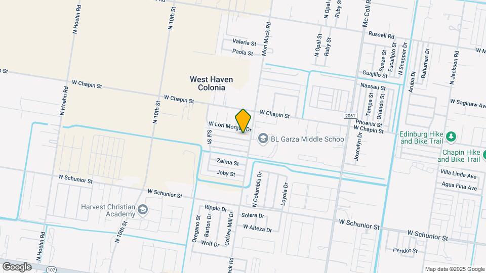 3828 W Sarah Evans Mapa y Detalles de la Ubicación
