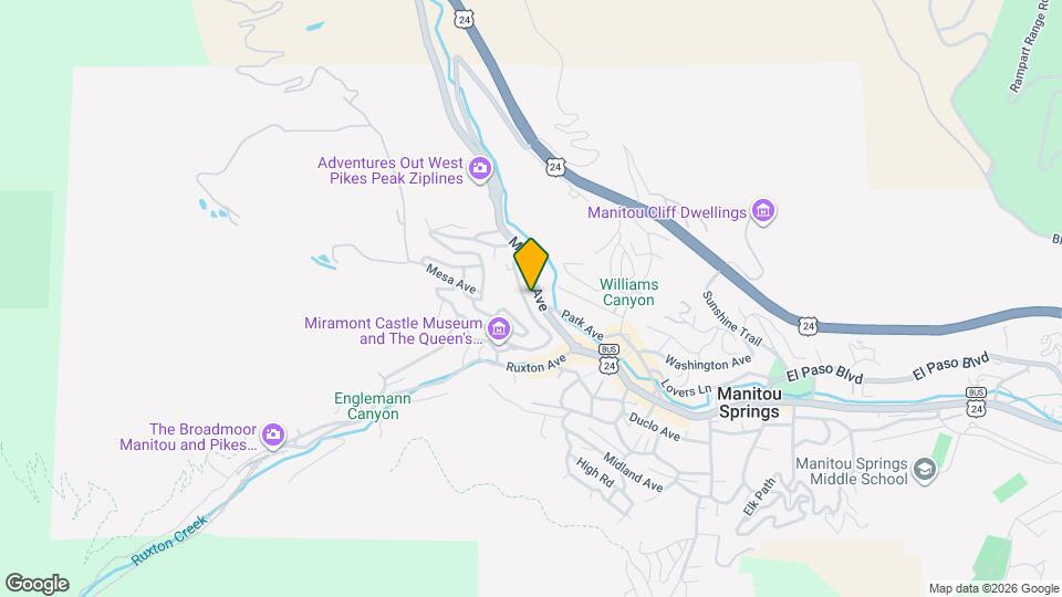 1117 Manitou Ave Map and Location Details