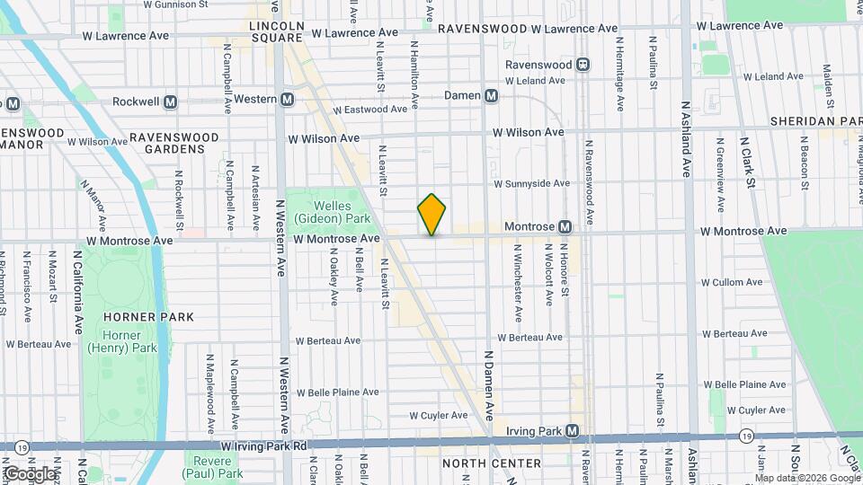 2101 W Montrose Ave Mapa y Detalles de la Ubicación