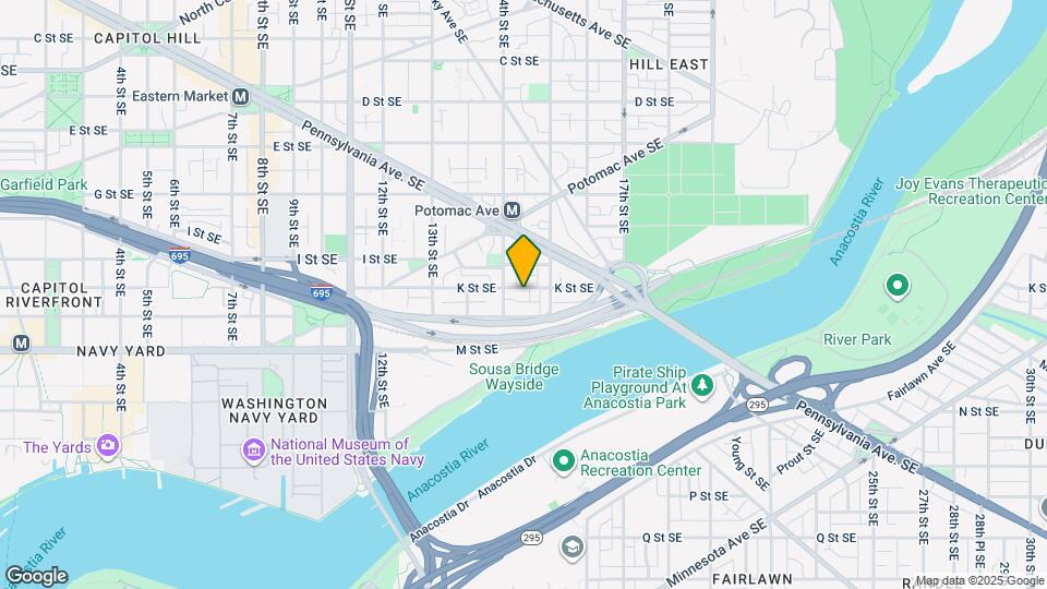 1423 K St SE Map and Location Details