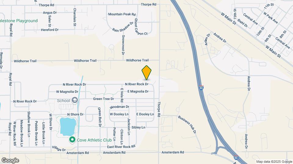 1033 N River Rock Dr Mapa y Detalles de la Ubicación