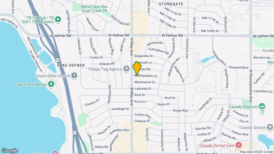 2820 Northampton Pl Map and Location Details