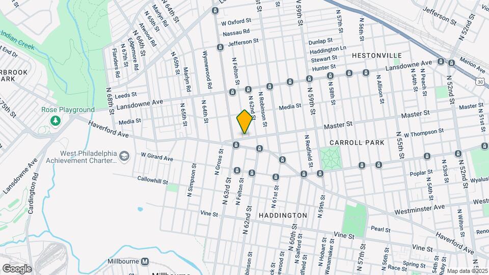 1401 N Felton St Map and Location Details