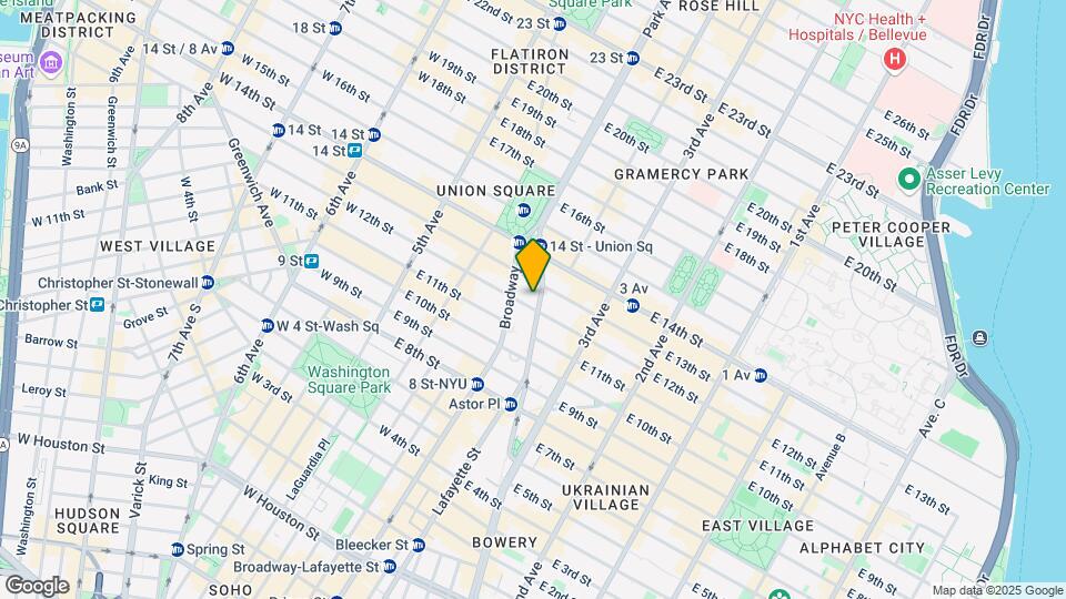 77 E 12th St Map and Location Details