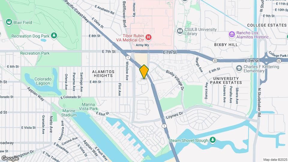 564 N Bellflower Blvd Map and Location Details