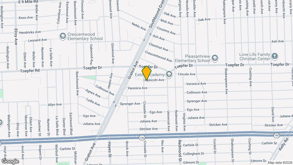 15516 Lincoln Ave Mapa y Detalles de la Ubicación