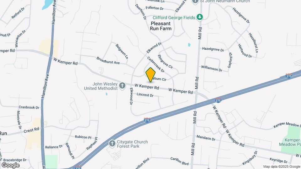 1810 W Kemper Rd Map and Location Details