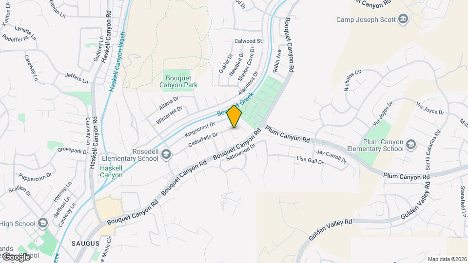 20810 Cedarfalls Dr Map and Location Details