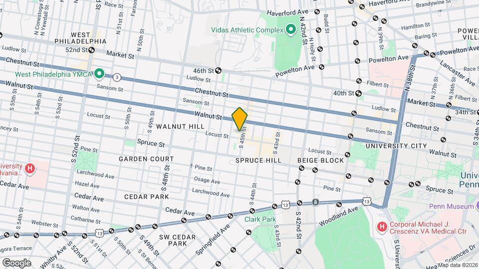 226 S 45th St Mapa y Detalles de la Ubicación