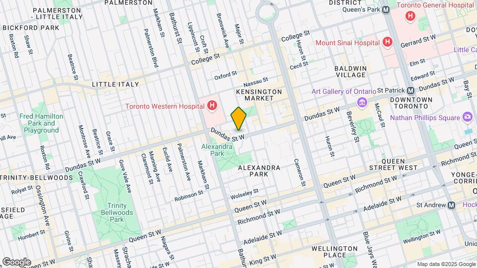 658 Dundas St W Map and Location Details