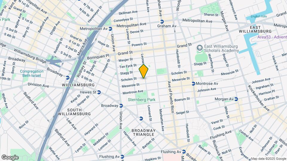 125 Leonard St Map and Location Details