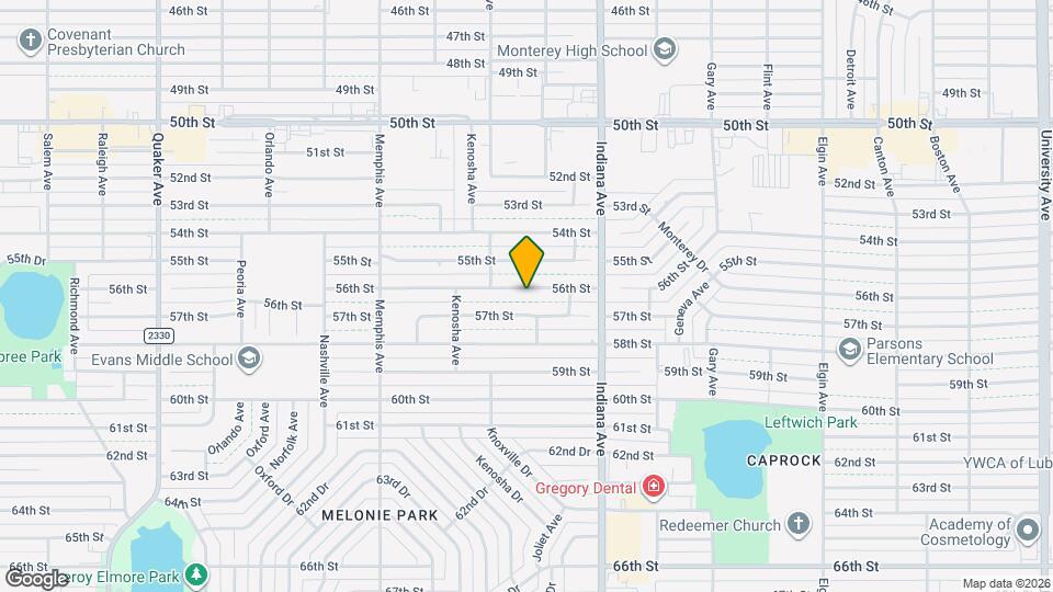 3423 56th St Map and Location Details