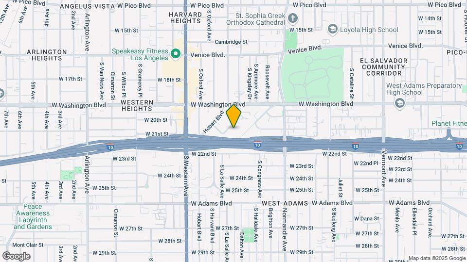 2076 S Harvard Blvd Map and Location Details