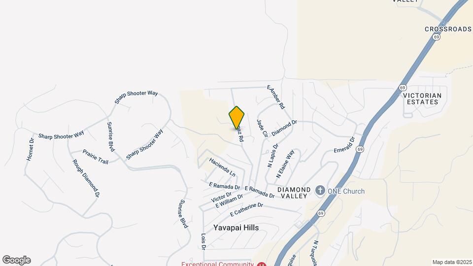 1720 N Topaz Rd Map and Location Details
