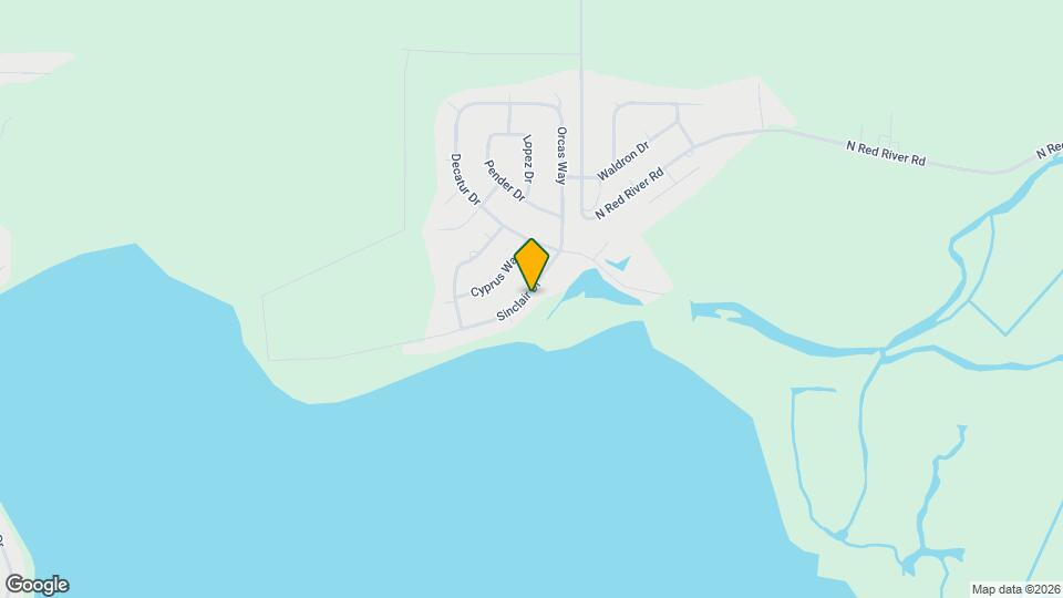 3733 Sinclair Dr Map and Location Details