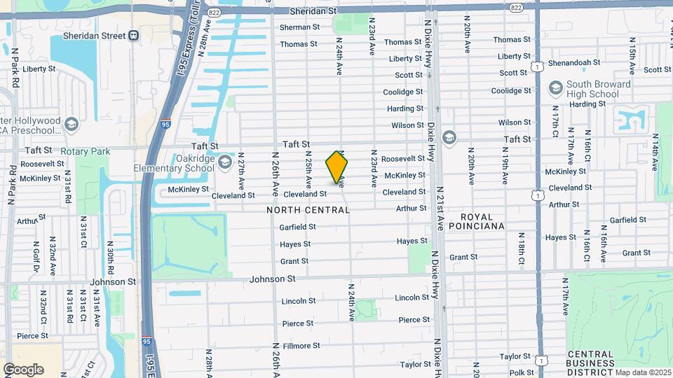 2407 Cleveland St Mapa y Detalles de la Ubicación